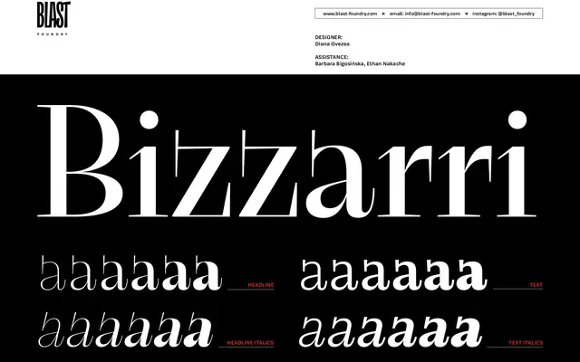 Bizzarri specimen from Blast Foundry