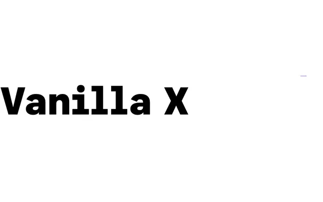 Vanilla X specimen from Blast Foundry