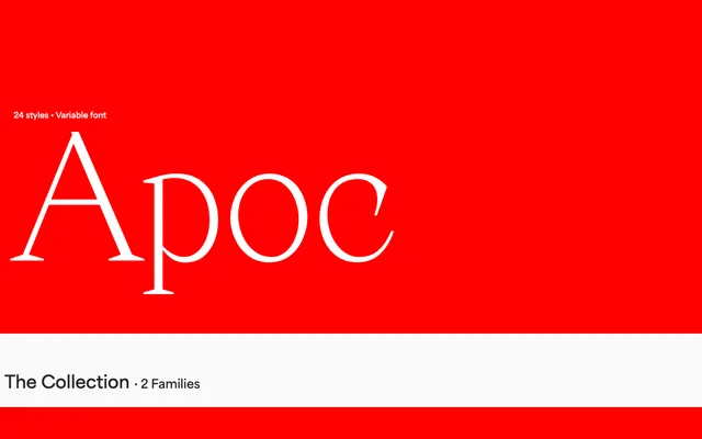 Apoc specimen from Blaze Type