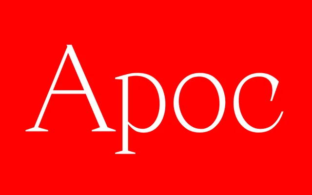 Apoc specimen from Blaze Type