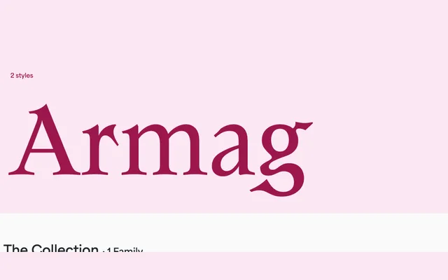 Armag specimen from Blaze Type
