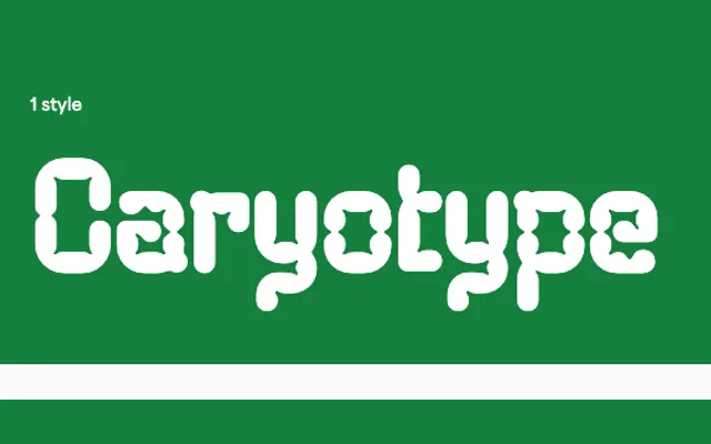 Caryotype specimen from Blaze Type