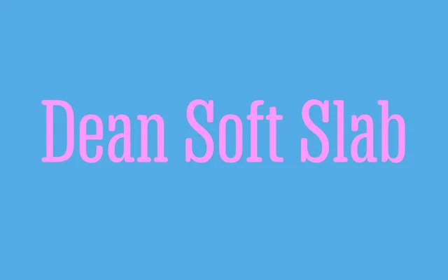 Dean Soft Slab specimen from Blaze Type