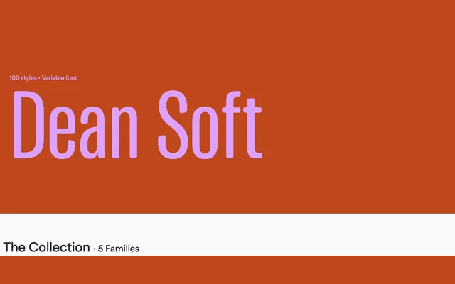 Dean Soft specimen from Blaze Type