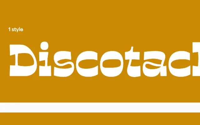 Discotack specimen from Blaze Type