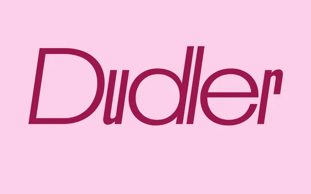 Dudler specimen from Blaze Type
