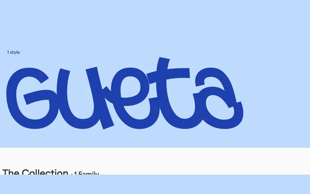 Gueta specimen from Blaze Type