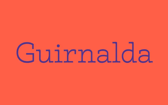Guirnalda specimen from Blaze Type