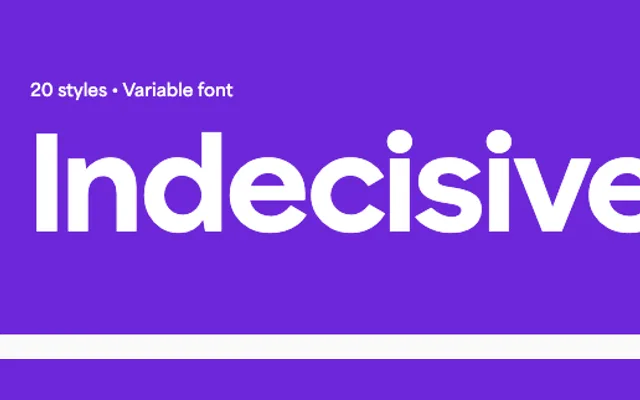 Indecisive Sans specimen from Blaze Type