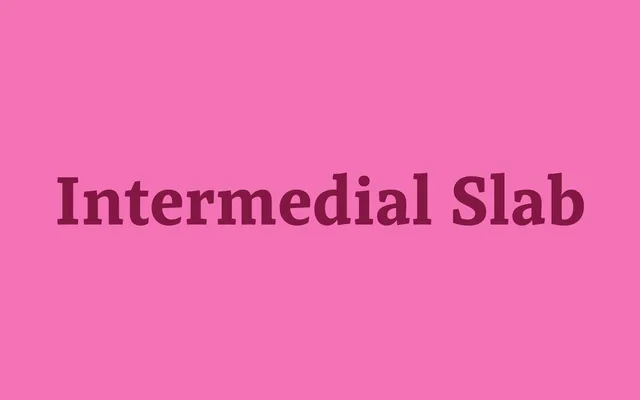 Intermedial Slab specimen from Blaze Type