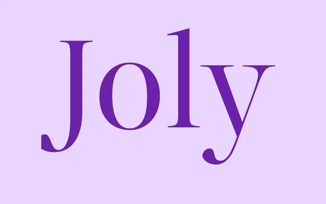 Joly specimen from Blaze Type