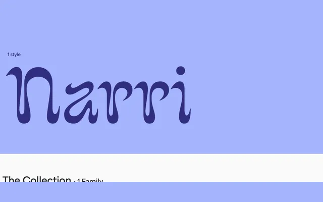 Narri specimen from Blaze Type