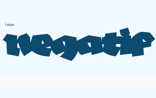 Negatif specimen from Blaze Type