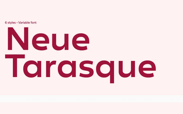Neue Tarasque specimen from Blaze Type