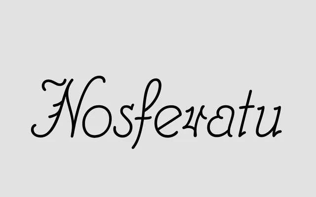 Nosferatu specimen from Blaze Type
