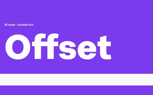 Offset specimen from Blaze Type