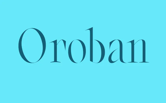 Oroban specimen from Blaze Type