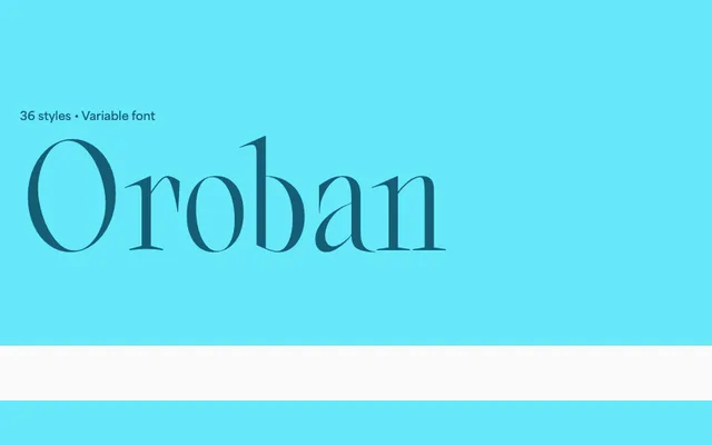 Oroban specimen from Blaze Type