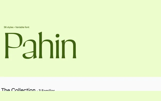 Pahin specimen from Blaze Type