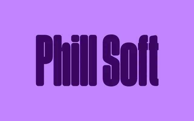 Phill Soft specimen from Blaze Type