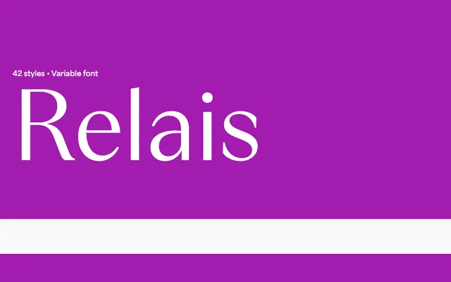 Relais specimen from Blaze Type
