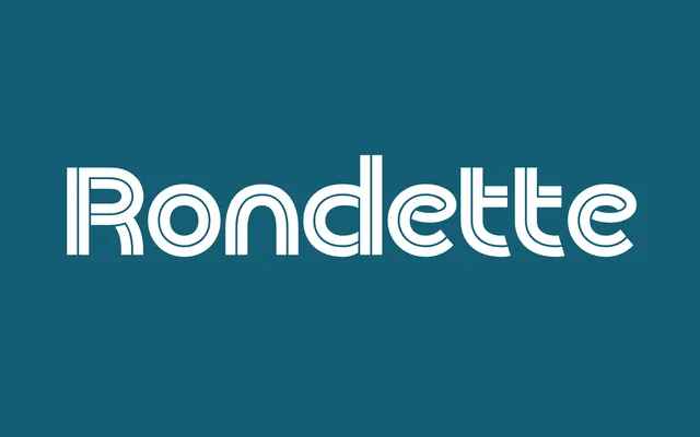 Rondette specimen from Blaze Type