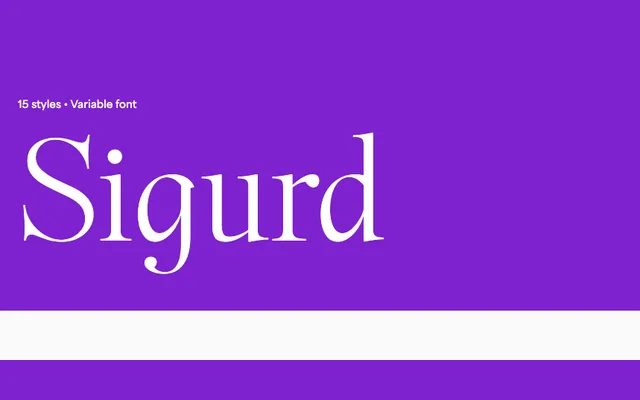 Sigurd specimen from Blaze Type
