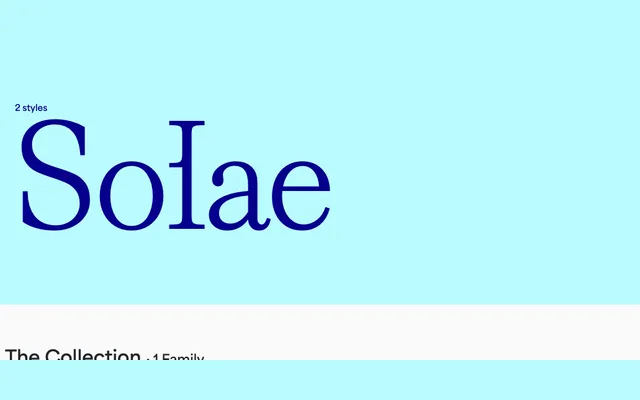 Solae specimen from Blaze Type