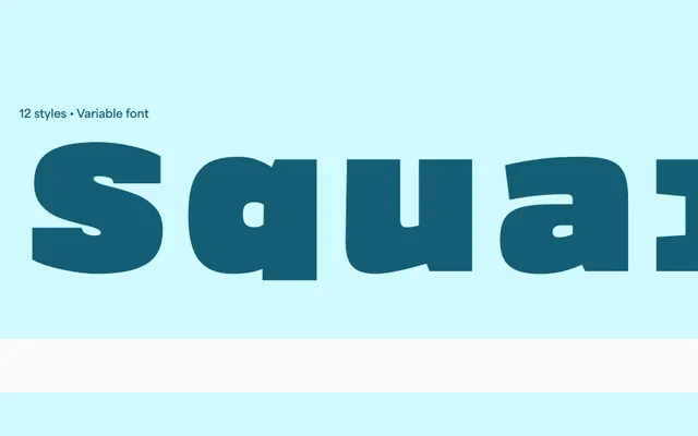 Square specimen from Blaze Type