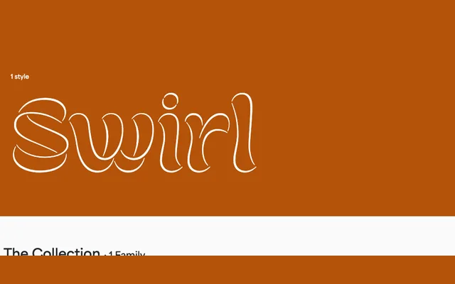 Swirl specimen from Blaze Type