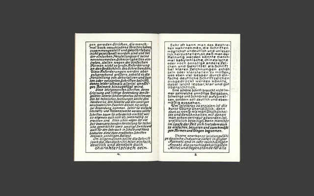 BT Kommod specimen from Bleifrei Type