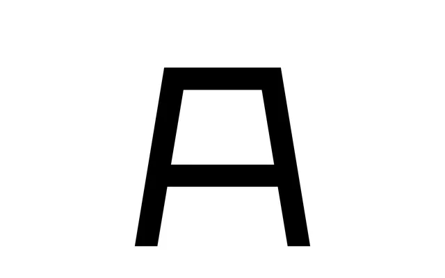 BT Linienwerk Mono specimen from Bleifrei Type