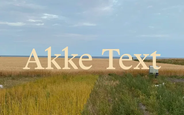 Akke Text specimen from Bloom Type