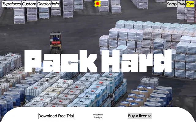 Pack Hard specimen from Bloom Type
