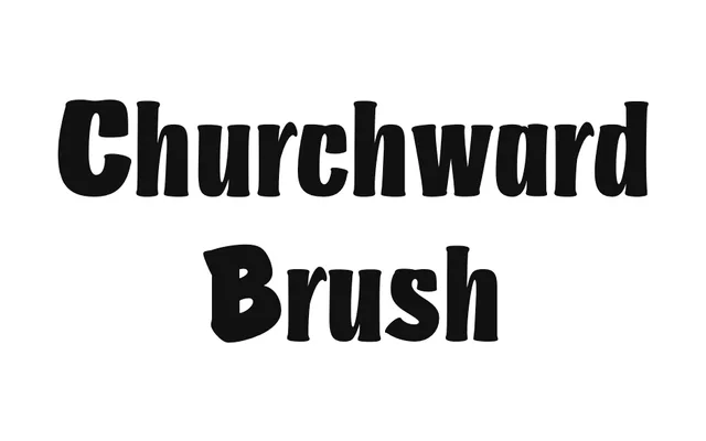 Churchward Brush specimen from BluHead Studio