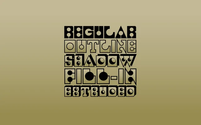 Churchward Roundsquare specimen from BluHead Studio