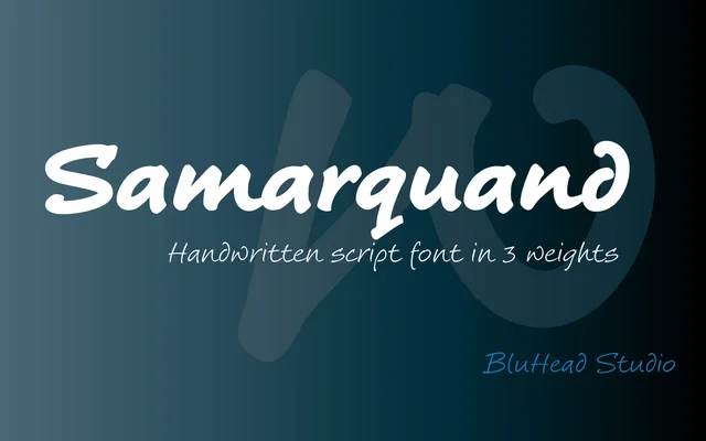 Samarquand specimen from BluHead Studio