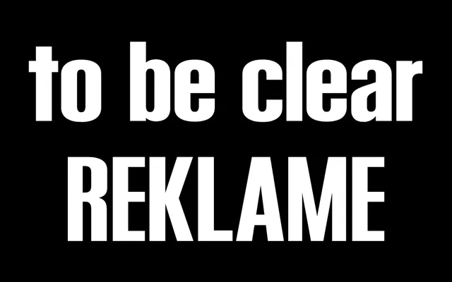 Reklame specimen from Bold Decisions