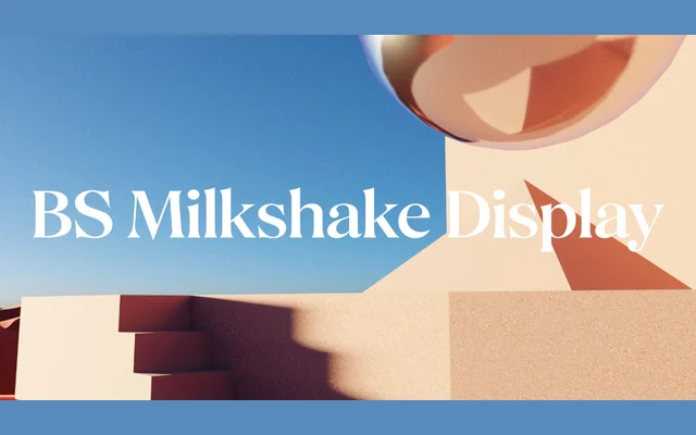 BS Milkshake Display specimen from Bolid System