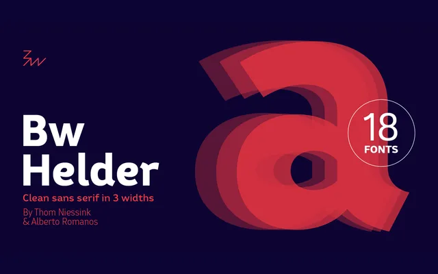 Bw Helder specimen from Branding with Type
