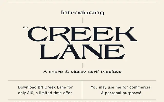 BN Creek Lane specimen from Brandon Nickerson