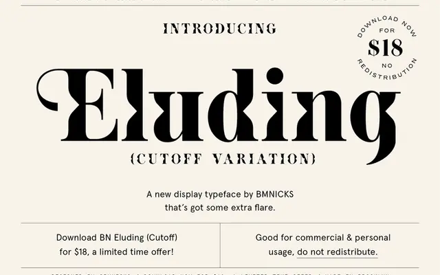 BN Eluding Cutoff specimen from Brandon Nickerson