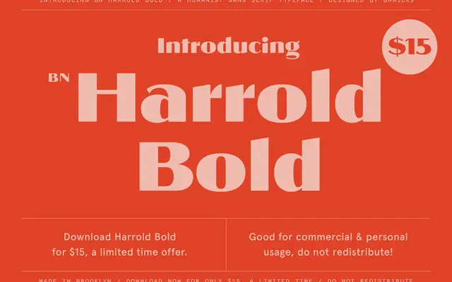 BN Harrold Bold specimen from Brandon Nickerson