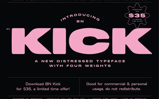 BN Kick specimen from Brandon Nickerson