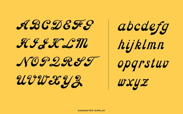 BN Pelican Script specimen from Brandon Nickerson