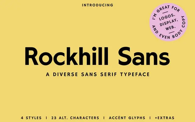 BN Rockhill Sans specimen from Brandon Nickerson