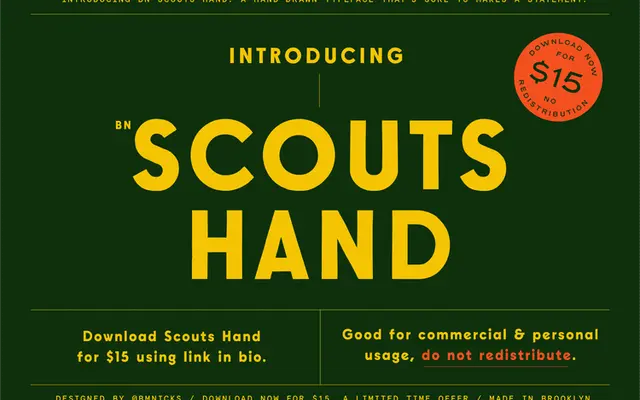 BN Scouts Hand specimen from Brandon Nickerson