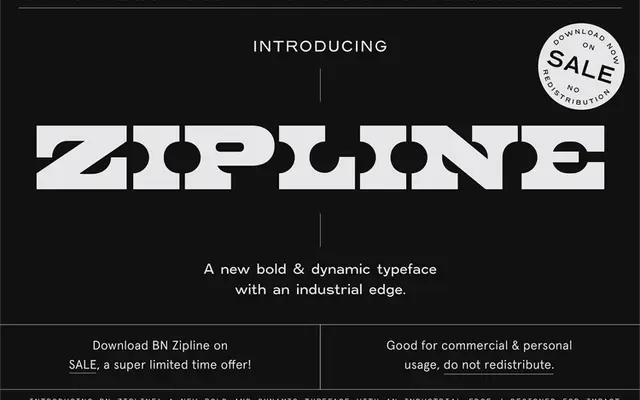 BN Zipline specimen from Brandon Nickerson