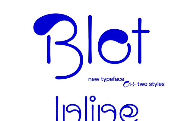 BC Blot specimen from Briefcase Type Foundry