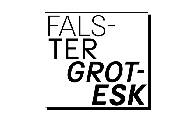BC Falster Grotesk specimen from Briefcase Type Foundry